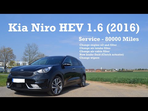 [Kia Niro HEV 2016] Service | Maintenance 80000 miles - My first time!