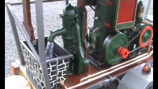 preview picture of video 'Working stationary engines at Ballymena Steam Rally 2009'
