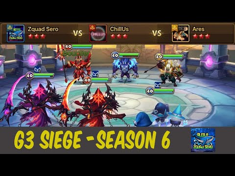 G3 SIEGE (EU SEASON 6) : Zquad Sero vs ChillUs vs Ares