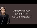 Mercy chinwo - Confidence (Lyrics + Traduction)