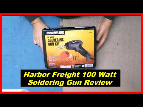 Harbor Freight Soldering Gun Review (New and Improved)