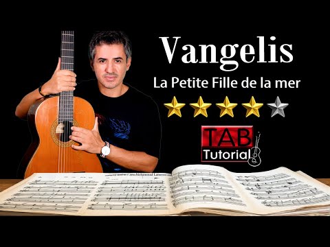 La Petite Fille de la mer by Vangelis | Fingerstyle Guitar Tutorial + Sheet & Tab
