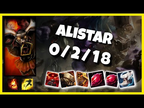 Alistar 11.5 Gameplay Challenger Replay S11 Support (0/2/18) - KOREAN
