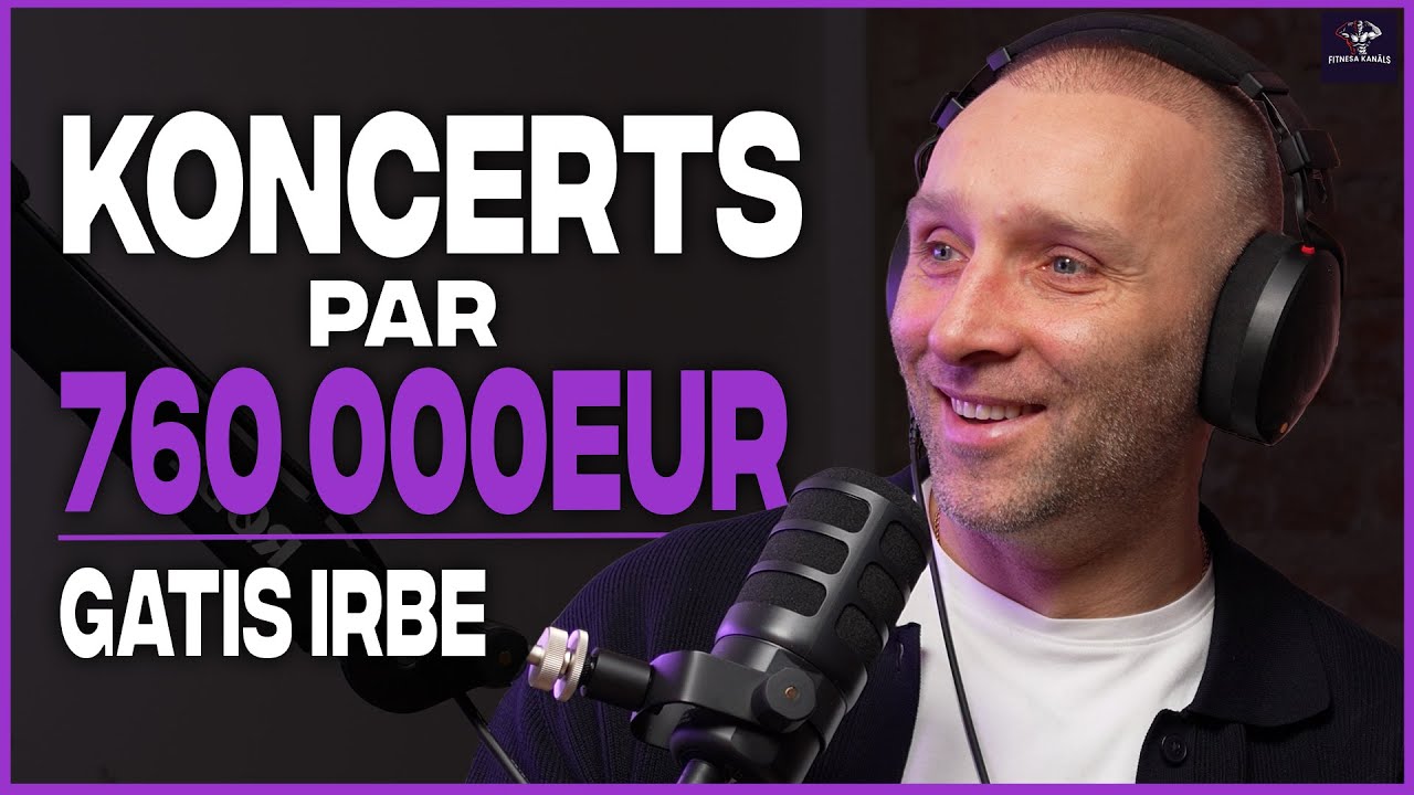 LFK podkasts #071 Gatis Irbe - Vai Latvijā ar koncertu var nopelnīt 100'000? 4K