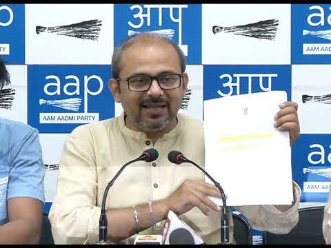 AAP Leader Dilip Pandey Briefs on East MCD Landfill Site Which is been Constructed by BJP