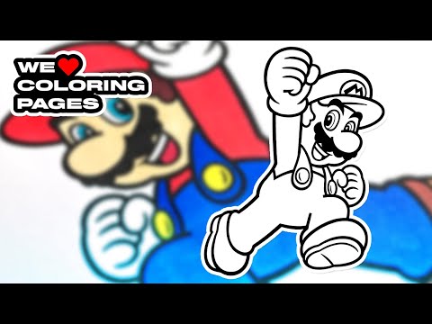 #15 Super Mario Nintendo Coloring Page | WE ❤️ COLORING PAGES