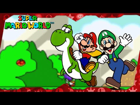 Super Mario World (All-Stars) for SNES ᴴᴰ Full Playthrough (All 96 Exits, 2-Player)