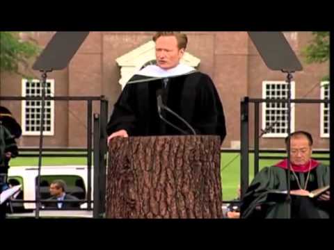 Inspirational Snippet Conan O'Brien's 2011 Dartmouth College Commencement Address