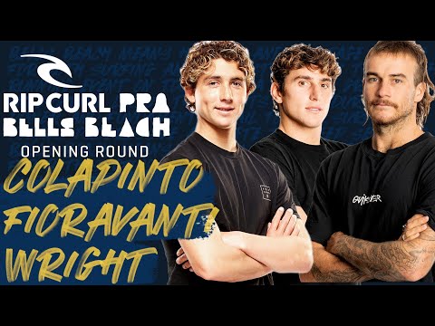 Colapinto, Fioravanti, M. Wright | Rip Curl Pro Bells Beach - Opening Round Heat Replay