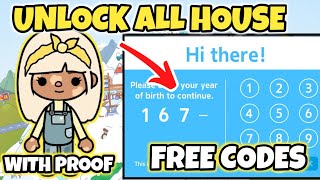 *Unlock All House* Toca Life World || Free Code Toca Boca - With Proof
