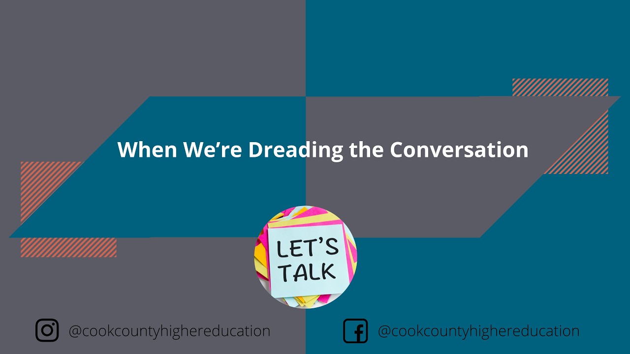 When We’re Dreading the Conversation