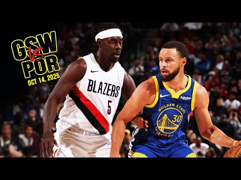 Golden State Warriors vs Portland Trail Blazers Full Game Highlights | Oct 14, 2025 | FreeDawkins