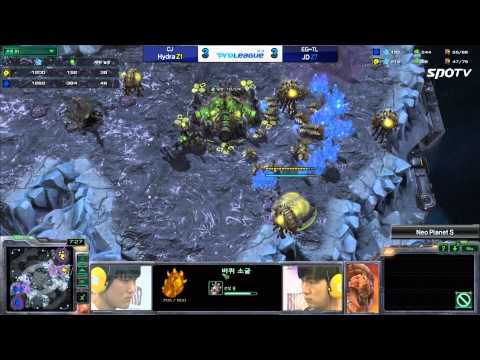 [0610] Hydra(CJ) vs. JD(EG-TL) ZvZ 7SET Neo Planet S -Starcraft2,esportstv,SPL