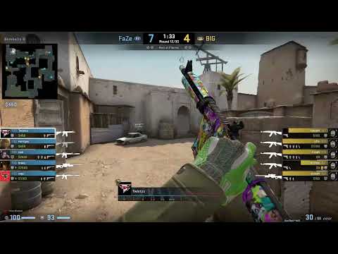 CS:GO POV Demo FaZe Twistzz (28/19) vs BIG (de_dust2) @ Roobet Cup 2022