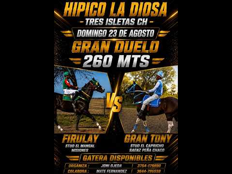 GRAN TONY  CLUB HIPICO LA DIOSA TRES ISLETAS CHACO 230826