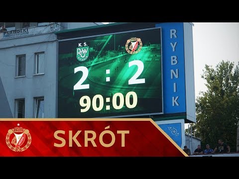 Skrót meczu ROW 1964 Rybnik - Widzew Łódź 2:2