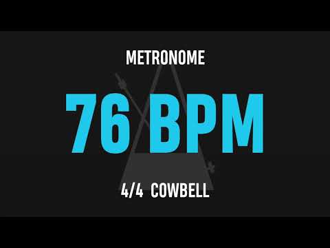 76 BPM 4/4 - Best Metronome (Cowbell)