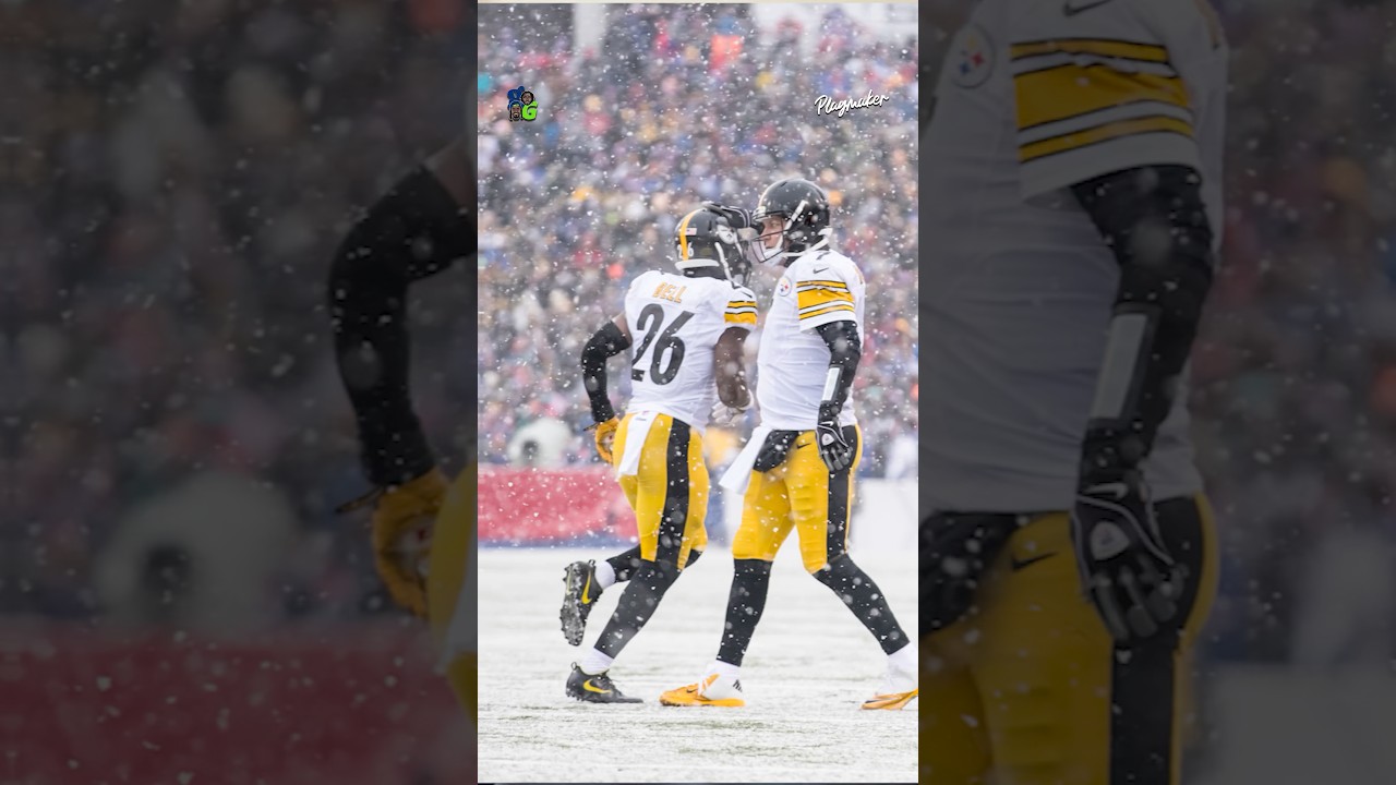 Le’Veon Bell rocked with Big Ben 𝐇𝐄𝐀𝐕𝐘 😤💯 #getgotpod #pittsburghsteelers #leveonbell