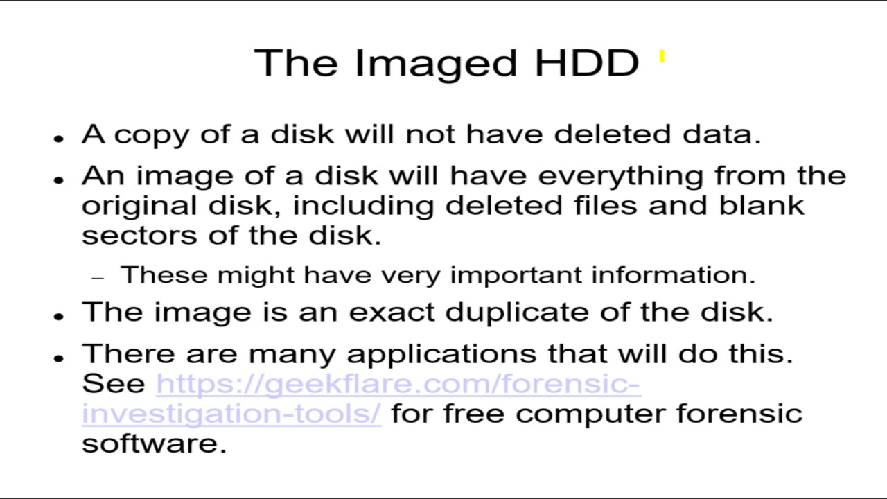 Forensics 20b Computer Forensics 2 Imaging a Computer, Removal of Computers, Obtaining Data from Com