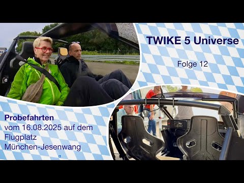 TWIKE 5 - Probefahrten mit dem Fahrerprobungsträger