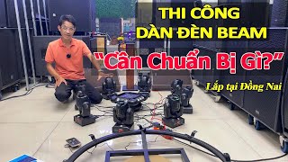 Test Hệ Thống Đèn Beam Laser 30W Siêu Đẹp | Khung Tròn Áp Trần & Bàn DMX Cảm Ứng  Phòng Hát Biên Hòa