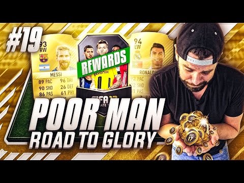 100K PACKS FUT CHAMPION REWARDS - OMG MESSI AND RONALDO!!! Poor Man RTG #19 - FIFA 17 #PMRTG