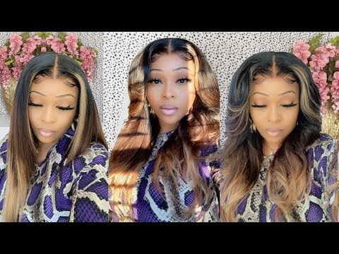 Cheap 180 Density Brown Body Wave Wig Peruvian Hair Lace Front Human Hair Wigs For Black Women Color 30
