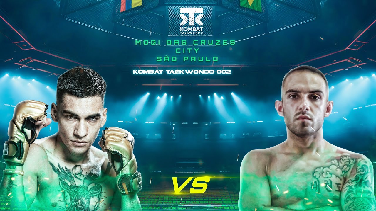 🥊Kombat Taekwondo🥋 002: 🔵 Sebastián Cortés 🇨🇴 🆚 🇧🇷 Iuri Mesquita 🔴