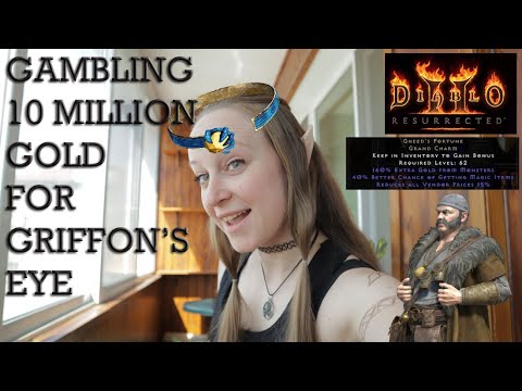 Gambling 10 million gold in Coronets | Diablo 2: Resurrected