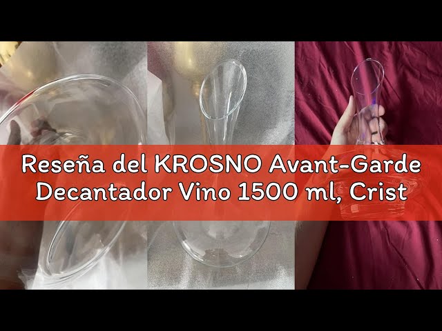 Vídeo relacionado con Krosno Copas de vino tinto | Juego de 6 | 550 ML | Colección Avant-Garde | Cristal sin plomo | Para casa, restaurantes & fiestas | Apto para lavavajillas