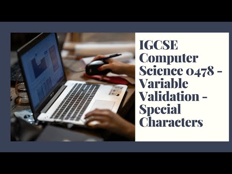 IGCSE Computer Science 2023-25 ​​- Topic 8: Programming - Variable Validation