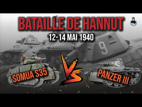 HANNUT, la première grande bataille blindée (1940) ! Somua vs Panzer III