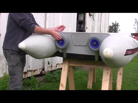 Just About Sailing November 2020 - The Dinghy - fitting wheels, puncture repair and outboard start