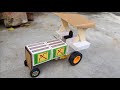 How To Make Matchbox Tractor Trolley At Home Matchbox Tractor Diy Craft Matchbox Tractor