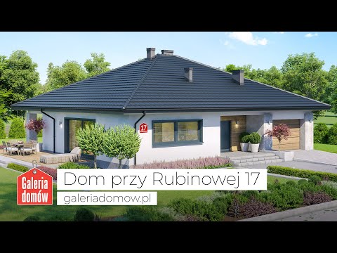 Projekt domu przy Rubinowej 17 - GaleriaDomow.pl