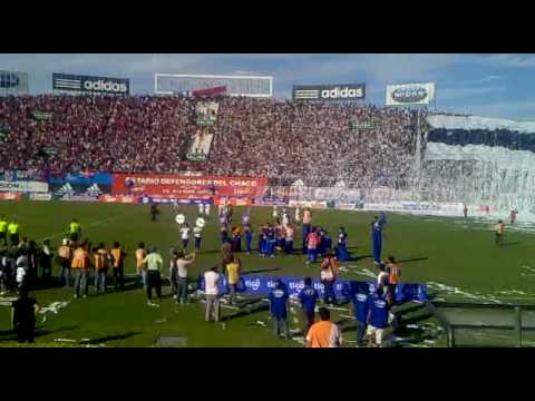 "www.elDecano.net - Recibimiento a Olimpia por la Barra" Barra: La Barra 79 &bull; Club: Olimpia