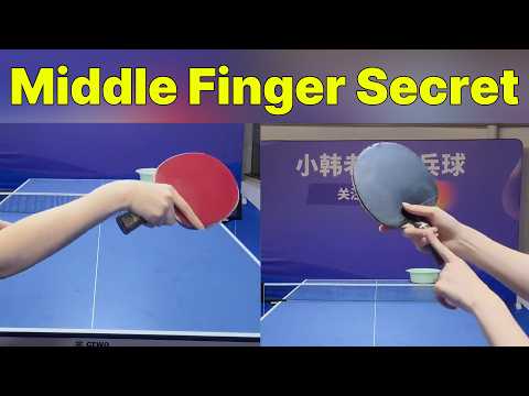 The "Middle Finger" Secret: How to Generate MASSIVE Spin in Table Tennis (Push, Loop & Serve)