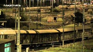 preview picture of video 'Rangiernacht Wagen in der Bremsanlage mit Dieselsound und Lärmemissionen Rangierbahnhof Limmattal'