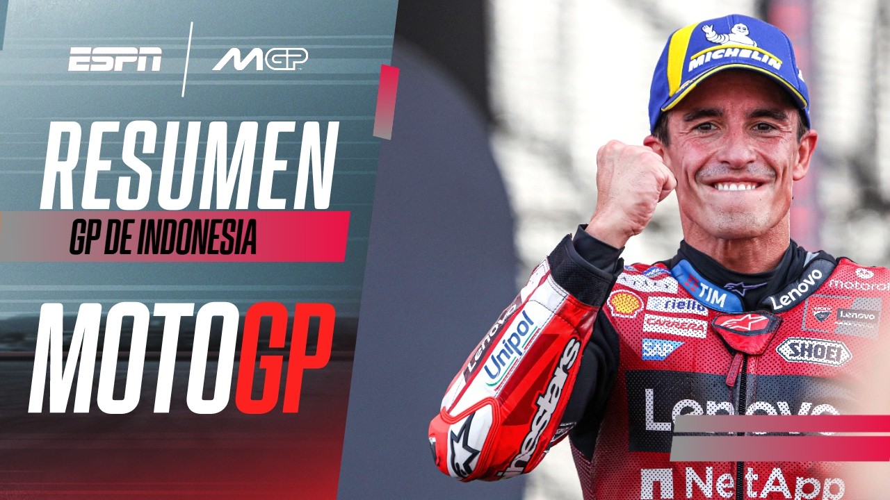 MARC MÁRQUEZ GANÓ LA SPRINT DE INDONESIA EN EL MOTO GP Y SALTÓ A LA CIMA DEL MUNDIAL | RESUMEN