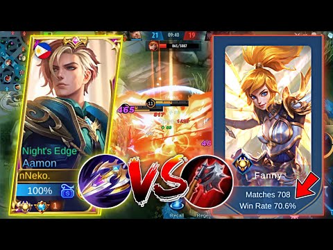 TOP GLOBAL AAMON VS PRO FANNY - VERY INTENSE FIGHT ASSASSIN META🔥