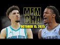 Memphis Grizzlies Vs Charlotte Hornets Full Game Highlights October 15 2025 NBA Preseason