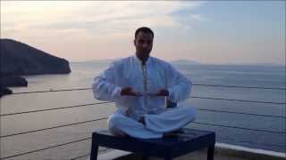 Series of six exercises in sitting posture of health Qigong by Medo Atala