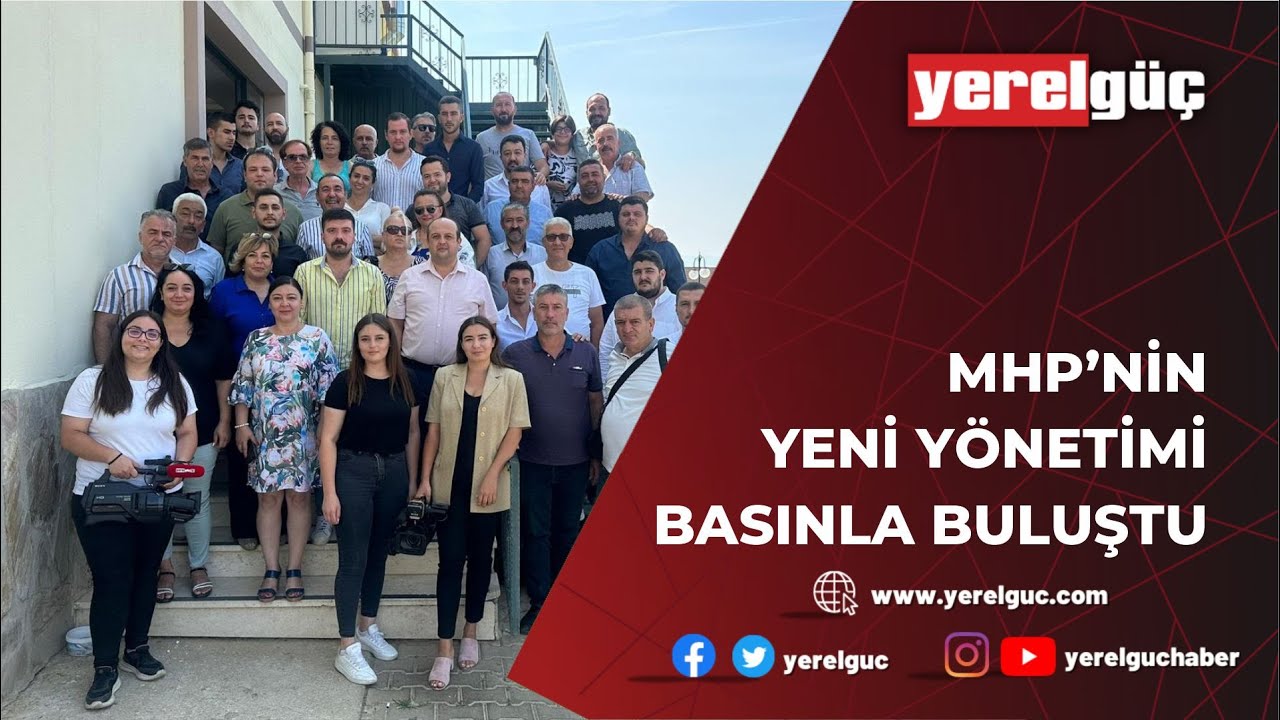 MHP’NİN YENİ YÖNETİMİ BASINLA BULUŞTU