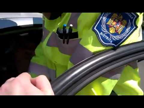 Incident politist local si sofer - Bistrita