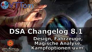 DSA Changelog 8.1 - Foundry VTT [Toms Vorstellung]