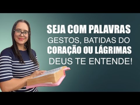1 Kings 8 Whether it's through words, gestures, heartbeats, or tears, God understands you.