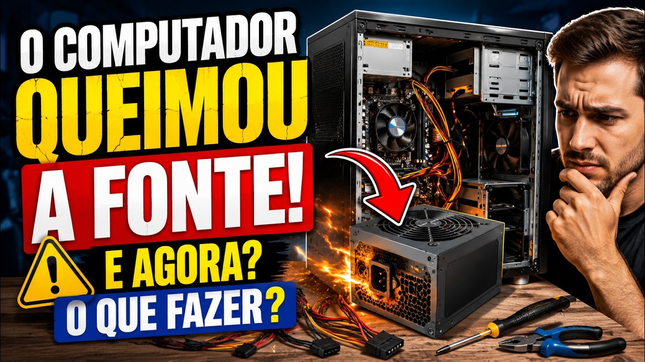 Meu PC Queimou! E agora? O que fazer?