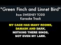 "Green Finch and Linnet Bird" from Sweeney Todd - Karaoke Track with Lyrics on Screen
