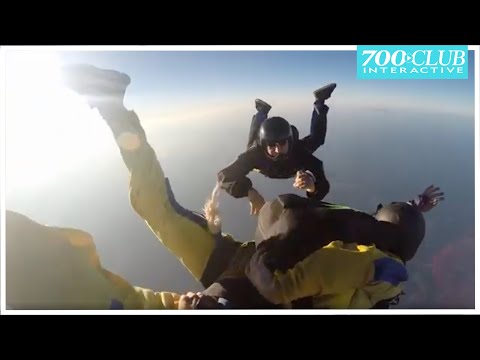 "It's completely a miracle." Skydiver Survives Mid-Air Collision Through Prayer