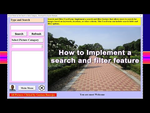 Mastering Excel VBA: Building a Picture Search and Filter Tool | Part 36